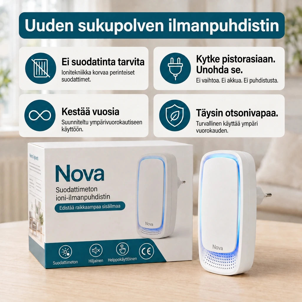 NovaClean™ Raikkaammat aamut ja terveellisempi koti