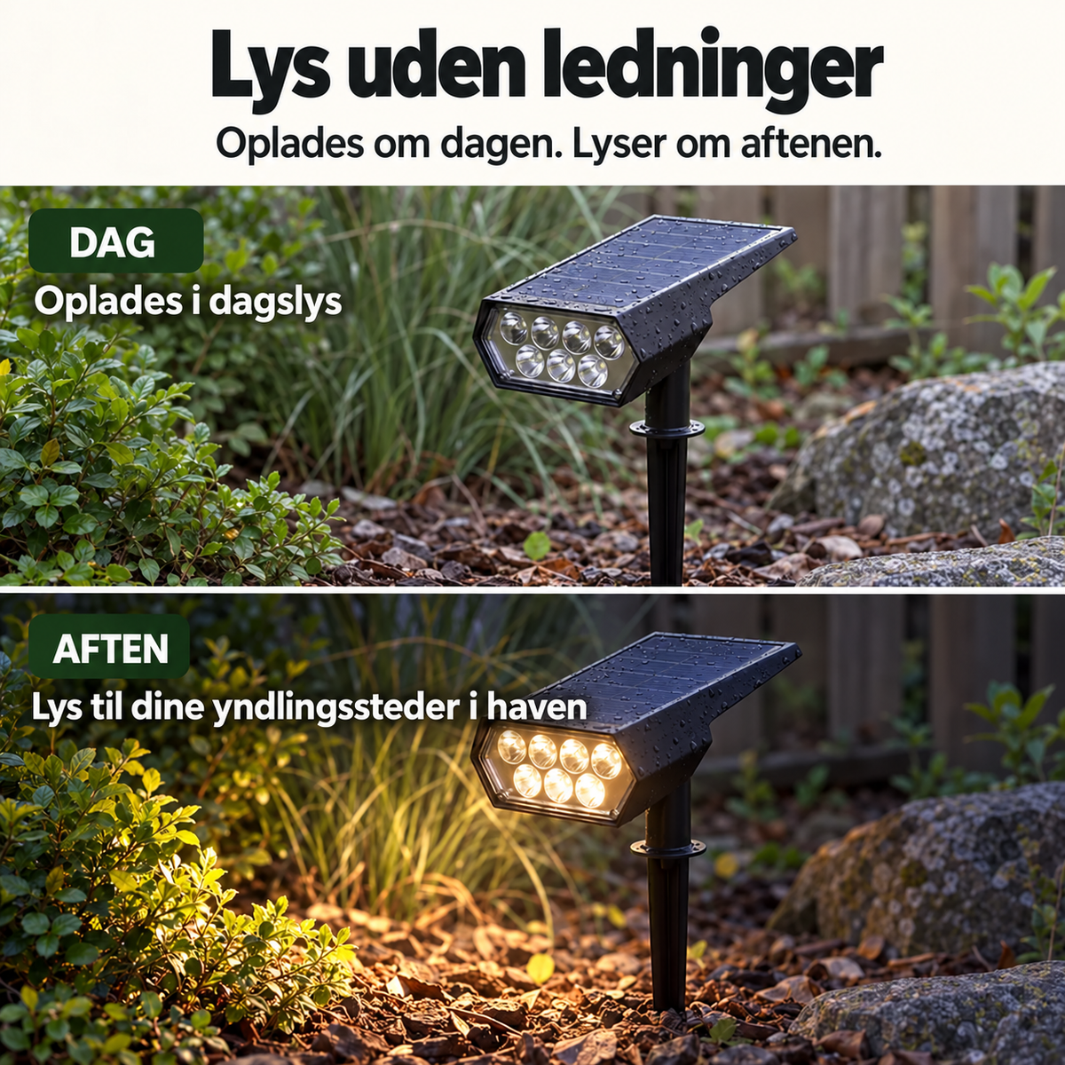 NOVA – Aurinkokennokäyttöinen puutarhavalaisin