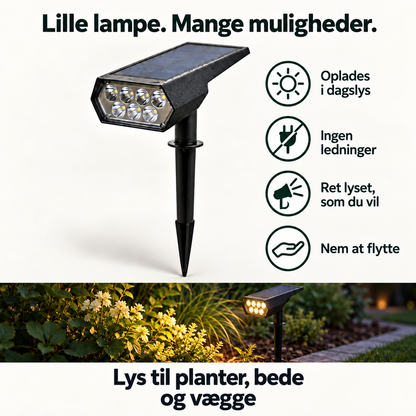 NOVA – Aurinkokennokäyttöinen puutarhavalaisin